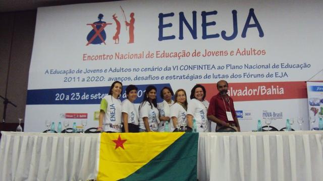 Participação no XII ENEJA, Salvador/BA - 20 a 23 set./2011