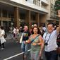 Passeata durante o Fórum Social Mundial