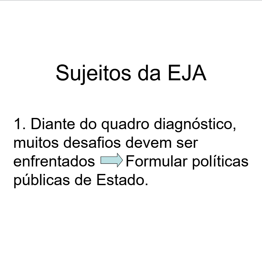 Memória Agenda Territorial. Material de trabalho da Semana da EJA – 2008 : Sujeitos