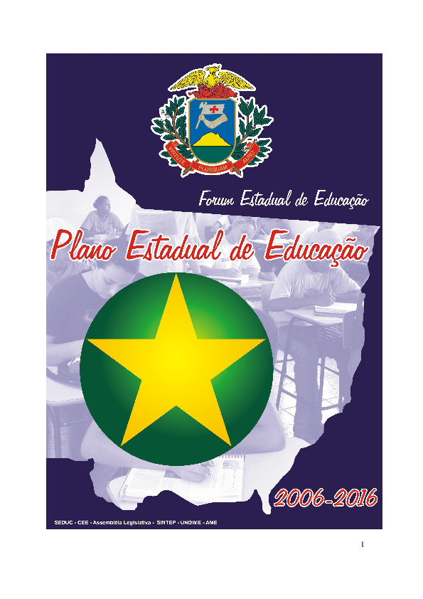 Plano Estadual de Educação