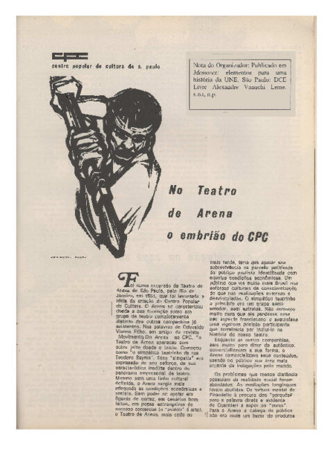 No Teatro de Arena o Embirão do CPC