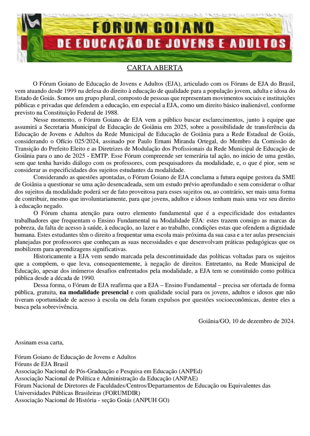 Carta Aberta