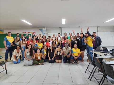 Foto de participantes da Oficina de Portal de EJA em Brasilia