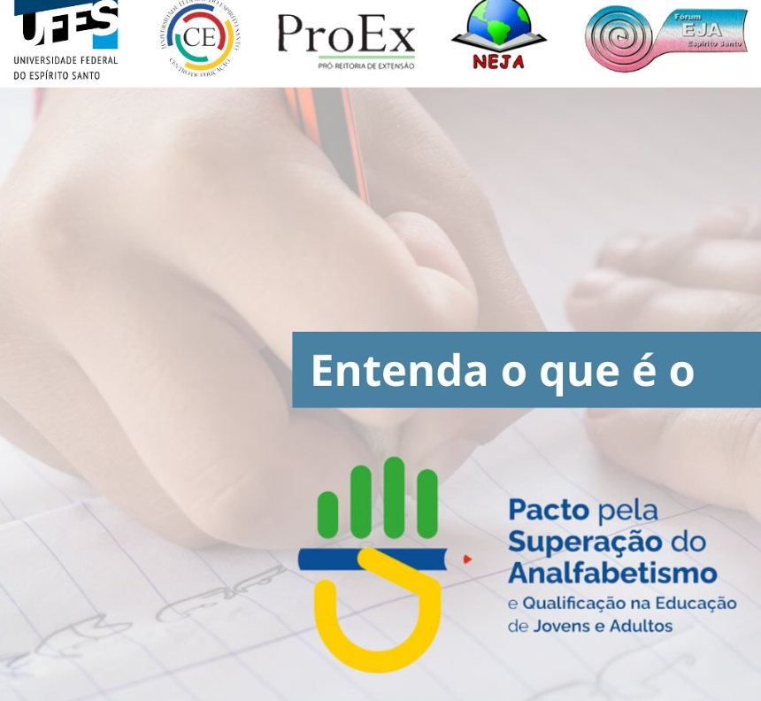 Pacto pela Superação do Analfabetismo e Qualificação na Educação de Jovens e Adultos